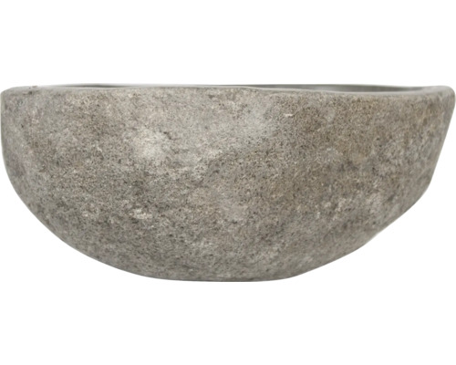 Šedá kamenná miska na rostliny