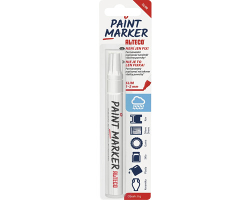 Alteco Paint Marker Slim, pero pro malování různých povrchů
