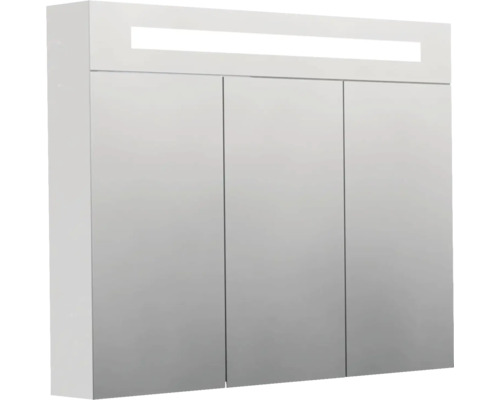 Zrcadlová skříňka s osvětlením Intedoor R ZS 100 LED 01 Zrcadlová skříňka se třemi dvířky a osvětlením