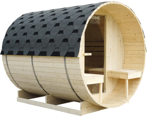 Sudová sauna se šindelovou střechou