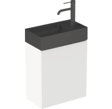 Umyvadlo se skříňkou a vodovodní baterií