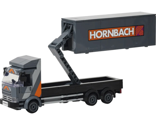 HORNBACH nákladní auto z kostek s kontejnerem
