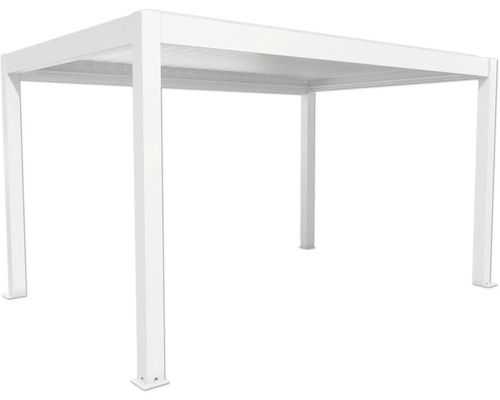 Volně stojící bílá pergola