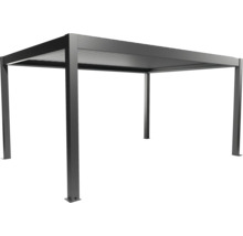 Pergola s hliníkovým rámem a střešními latěmi