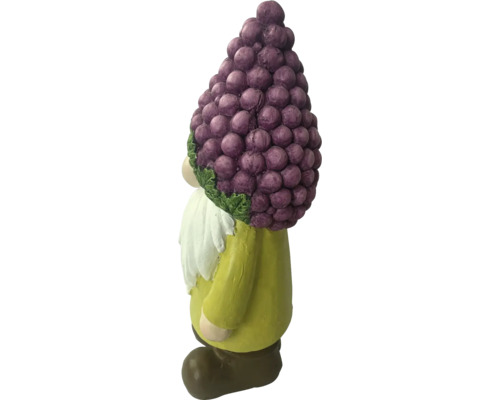 Zahradní trpaslík s čepicí z hroznů