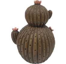 Dekorativní kaktus s květy jako zahradní dekorace