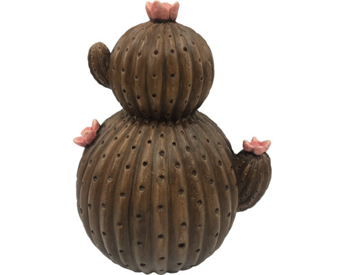 Dekorativní figurka kaktusu s květinami