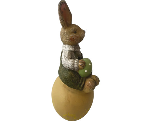 Velikonoční zajíček na vejci s ozdobným vejcem