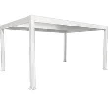 Bílá hliníková pergola do zahrady