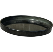 Černá miska na rostliny