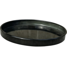 Černá miska na rostliny