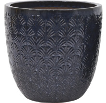 Dekorativní květináč s listovým vzorem