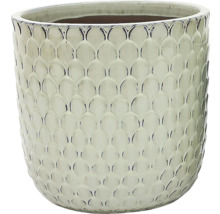Keramický květináč se vzorem šupin