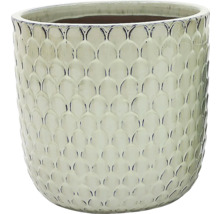 Keramický květináč se vzorem šupin