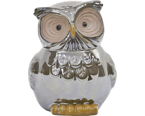 Dekorativní soví figurka z keramiky