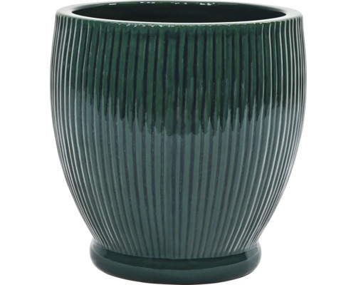 Keramický květináč s vroubkováním