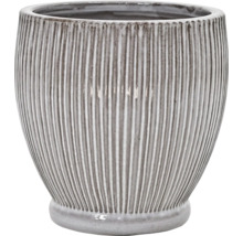 Květináč s vertikálními drážkami