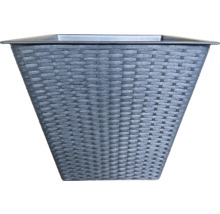 Květináč s ratanovým vzhledem