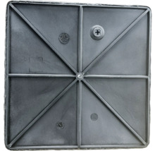 Čtvercová terasová deska s výztuhami