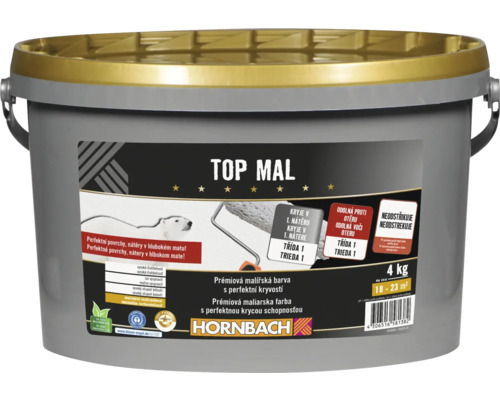 Kbelík interiérové barvy s vysokou kryvostí od společnosti Hornbach