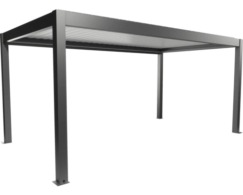 Volně stojící kovové terasové zastřešení do zahrady