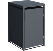 Box na popelnice pro jednu popelnici s dvířky a víkem