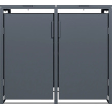 Dvojité dveře pro zahradní domek na nářadí