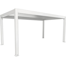 Volně stojící bílá pergola do zahrady