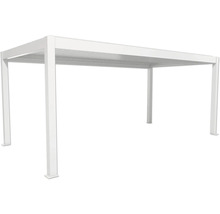 Bílá volně stojící pergola pro venkovní použití