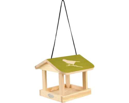 Krmítko pro ptáky se střechou a závěsem