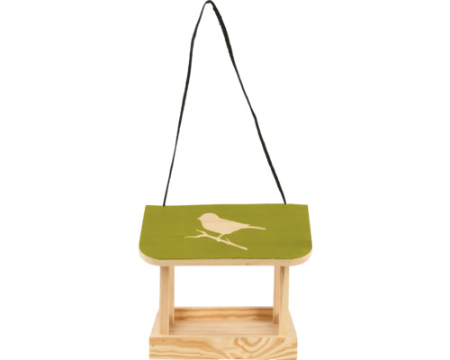 Dřevěné krmítko pro ptáky se závěsem