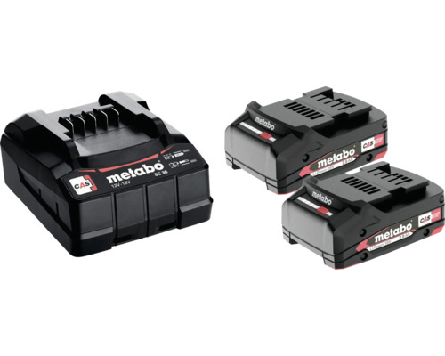 Akumulátor Metabo SC 30, 18V lithium-iontový, sada 2 ks (2,0 Ah), včetně nabíječky, 685161000 Nabíječka baterií Metabo se dvěma bateriemi