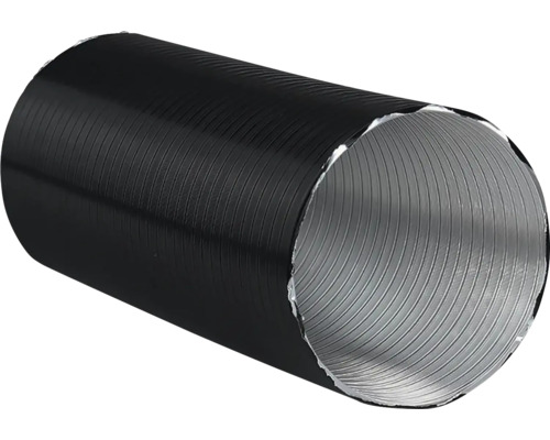 Flexi hadice Haas & Sohn pro CPV 125/3 m černá Ohebná hliníková ventilační hadice