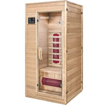 Infrasauna Home Deluxe ze dřeva se skleněnými dveřmi