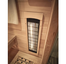 Detail sauny s infračerveným zářičem