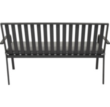 Zahradní lavice s područkami a sedákem