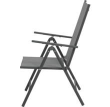 Hliníková zahradní židle s područkami