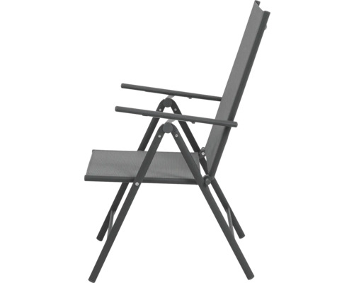 Hliníková zahradní židle s područkami