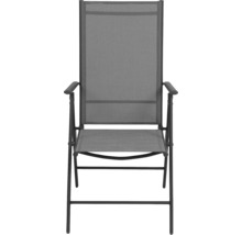 Zahradní židle s područkami a textilním potahem