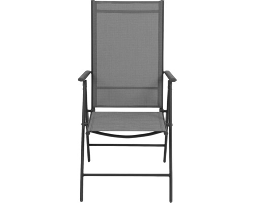 Zahradní židle s područkami a textilním potahem