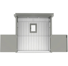 Otevřený zahradní box s oknem