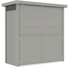 Šedá skříň na nářadí se čtyřmi dveřmi pro venkovní použití