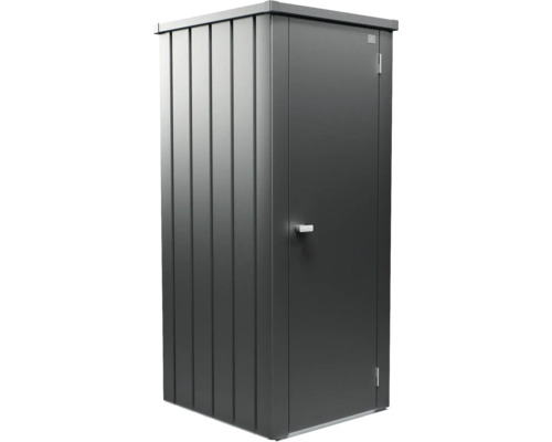 Kovová zahradní skříň s dveřmi