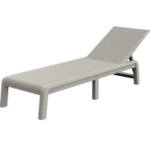 Venkovní lehátko s nastavitelným opěradlem
