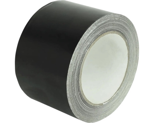 Lepící páska Haas & Sohn AL do 120 st., š. 5 cm, 50 m Role černé textilní lepicí pásky