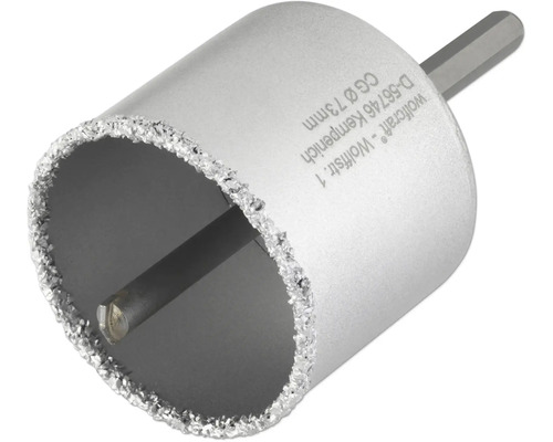 Wolfcraft děrovka na dlaždice o průměru 73 milimetrů