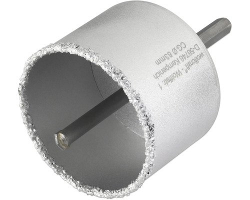 Vrták do dlaždic Wolfcraft o průměru 83 milimetrů