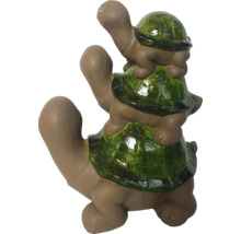 Dekorativní zahradní figurka: Tři želvy naskládané na sobě