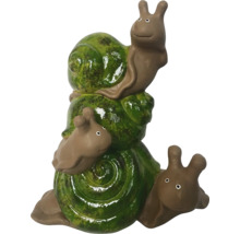 Dekorativní zahradní figurka: Tři šneci naskládaní na sobě