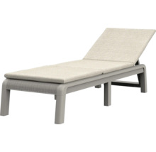 Lehátko s nastavitelným opěradlem a polstrovanou podložkou